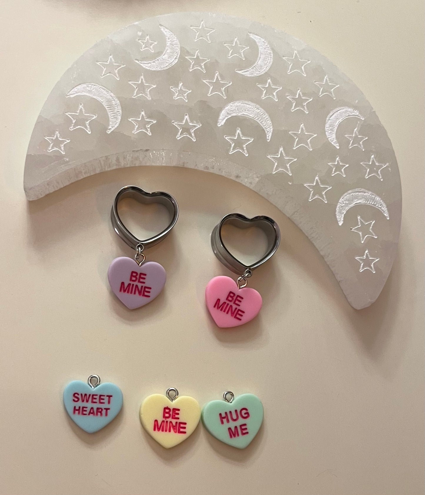 Candy Heart Dangle Plugs