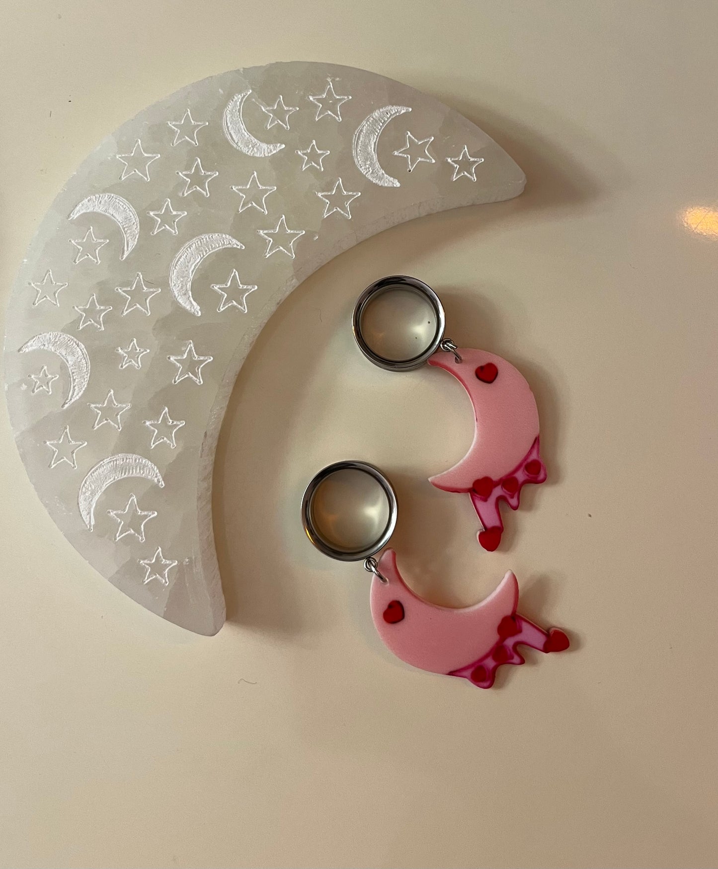 Valentine Moon Dangle Plugs