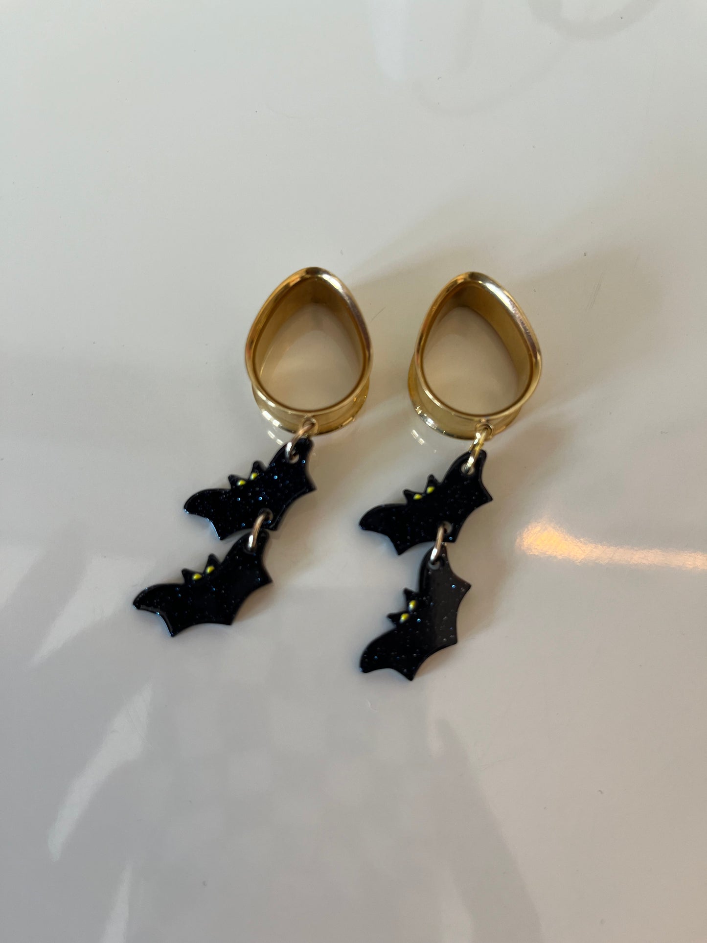 Spooky Bat Dangle Plugs