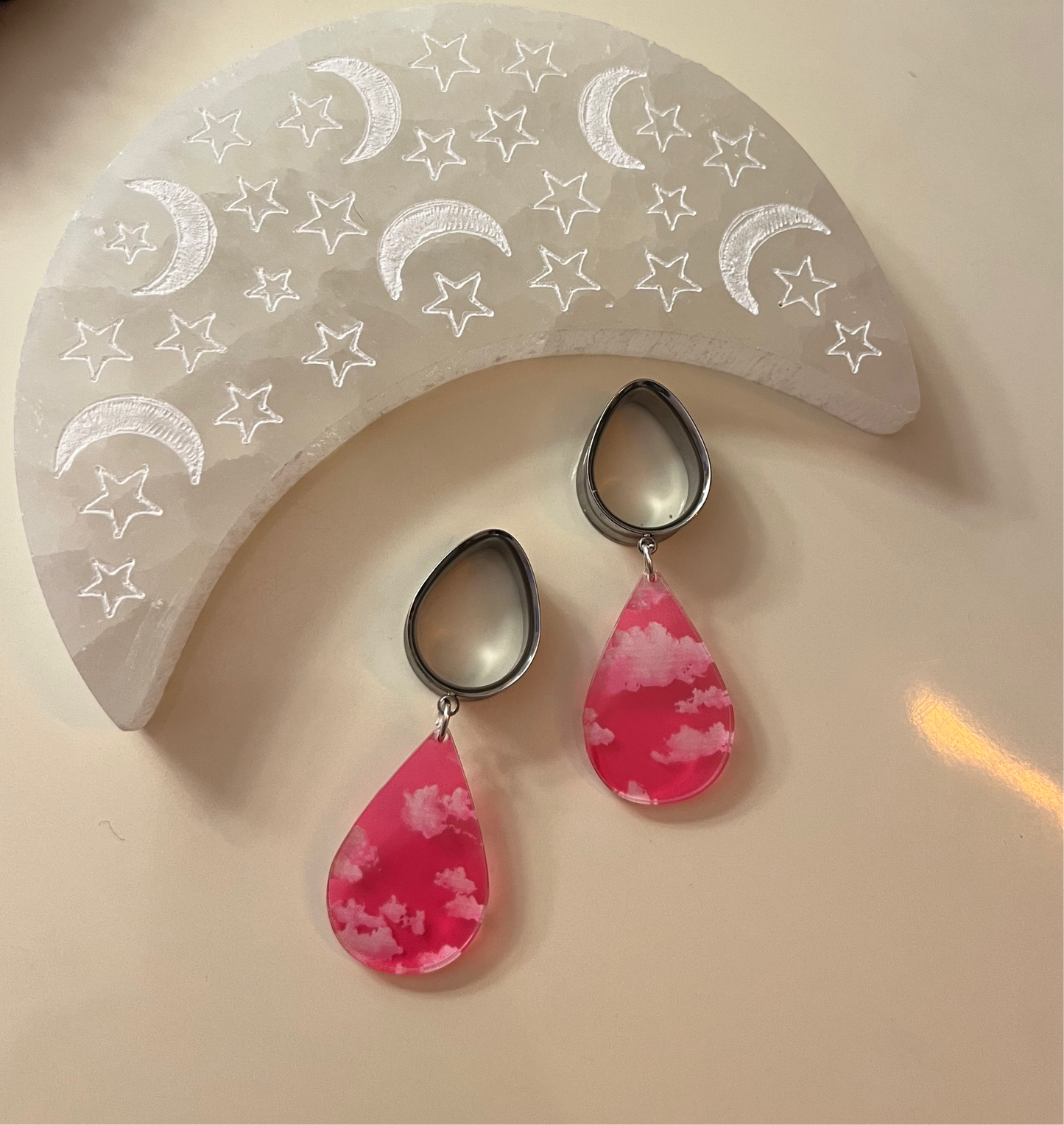 Valentine Cloud Dangle Plugs