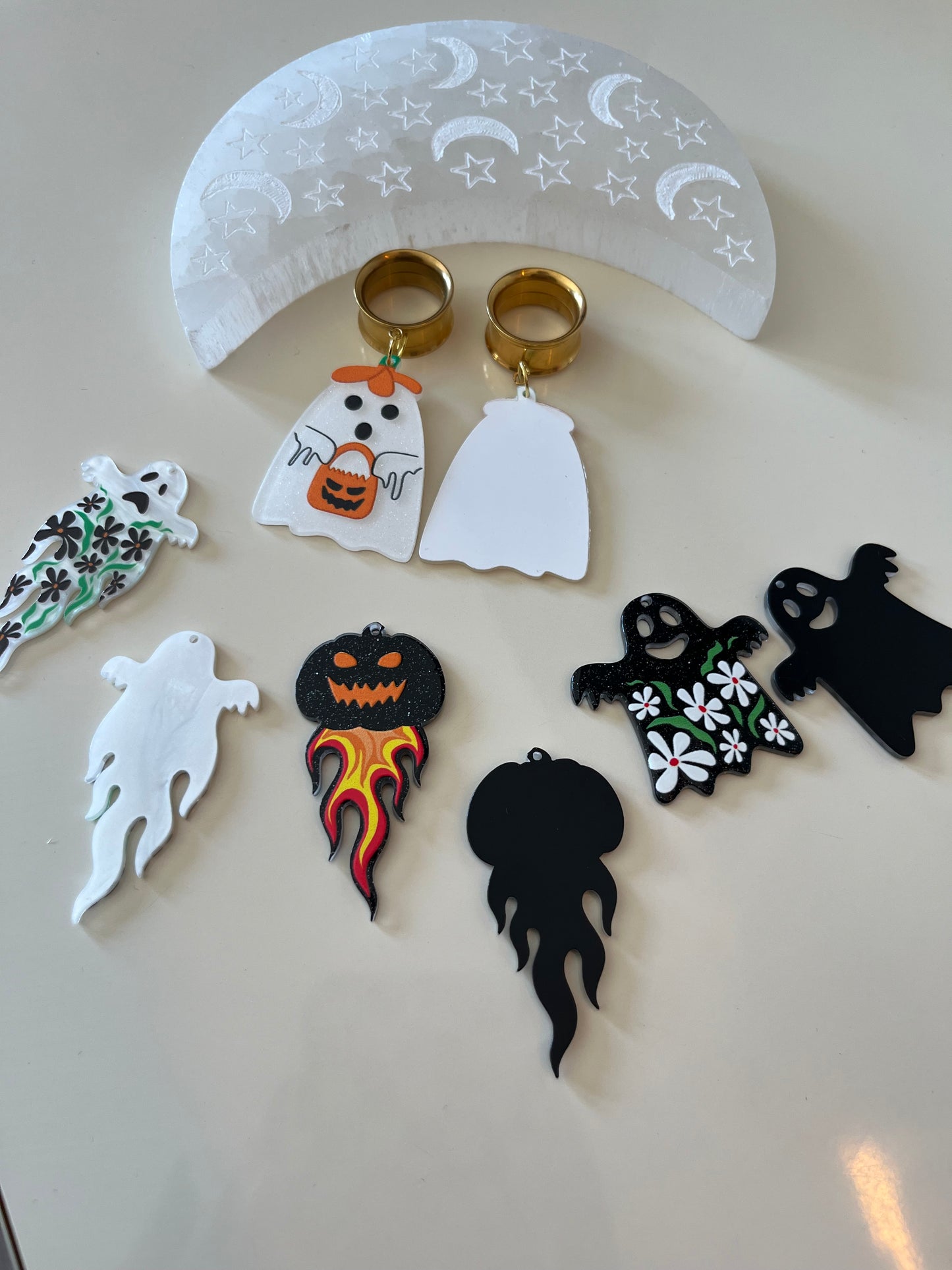 Spooky Themed Dangle Plugs