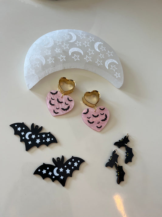 Spooky Bat Dangle Plugs