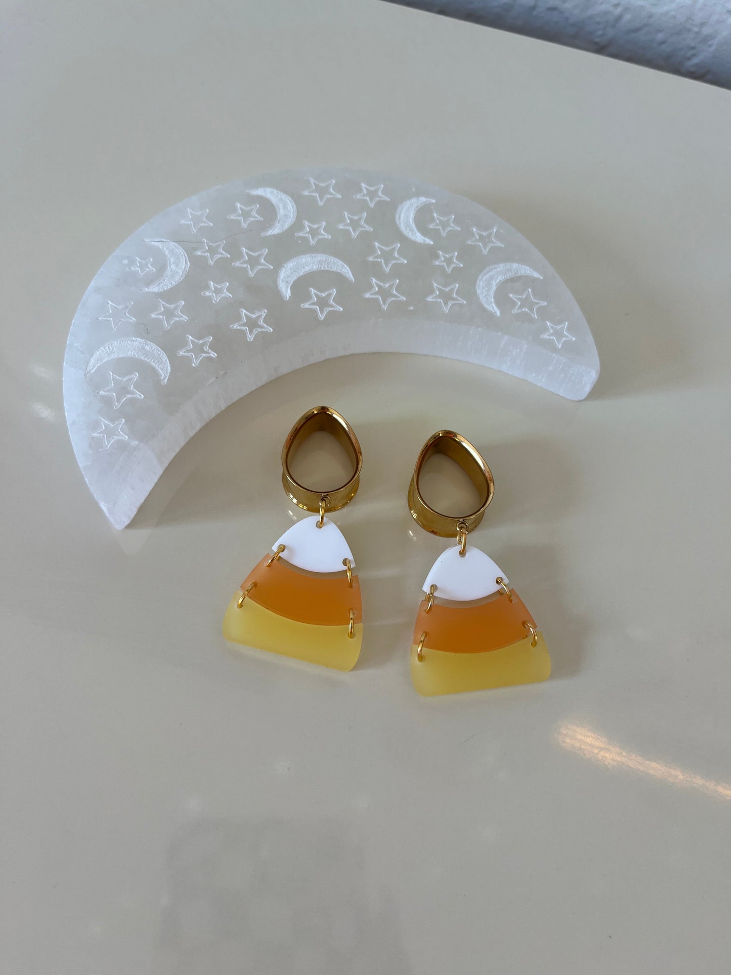 Candy Corn Dangle Plugs