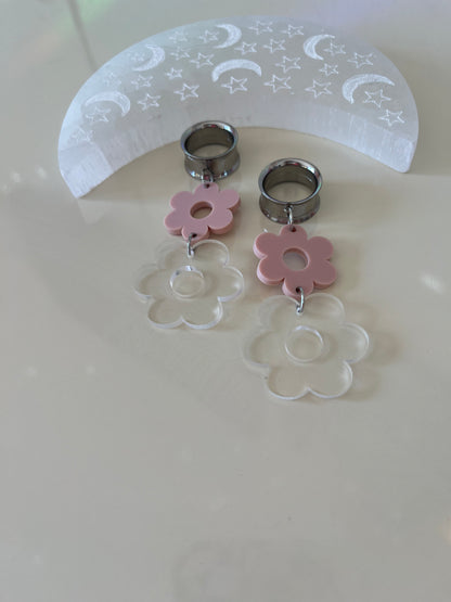 Double Daisy Dangle Plugs